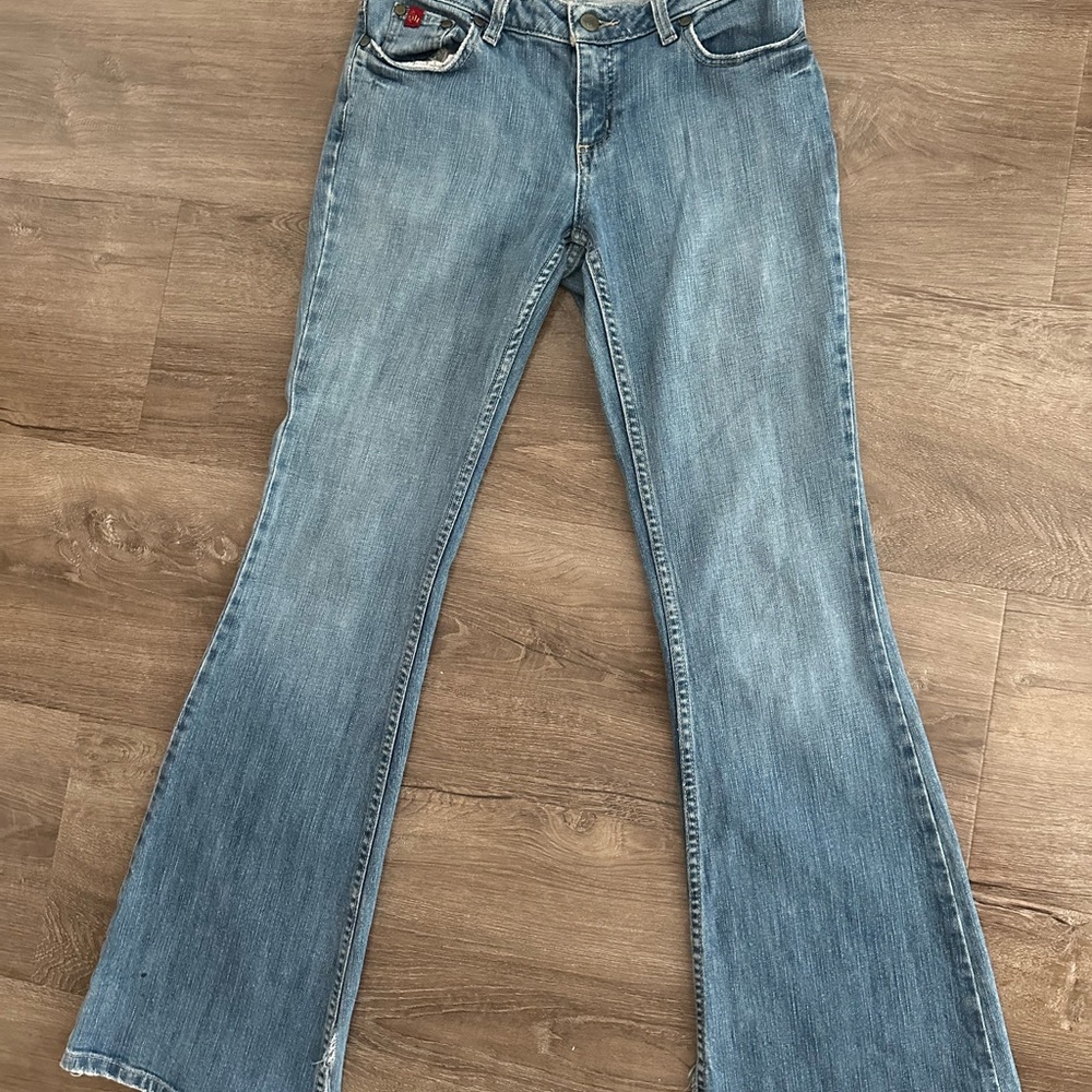Y2K Flare Low Rise Jeans